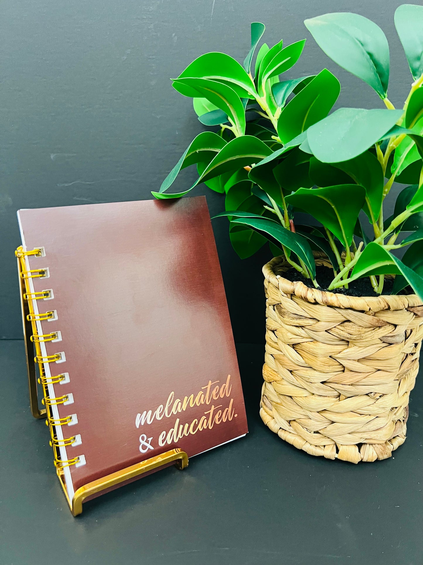 Melanated & Educated 5x7" Unlined Journal